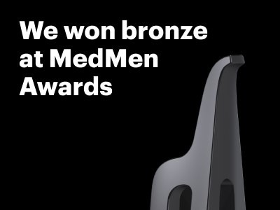 We won Bronze at the MedMen Healthcare Creative Awards!